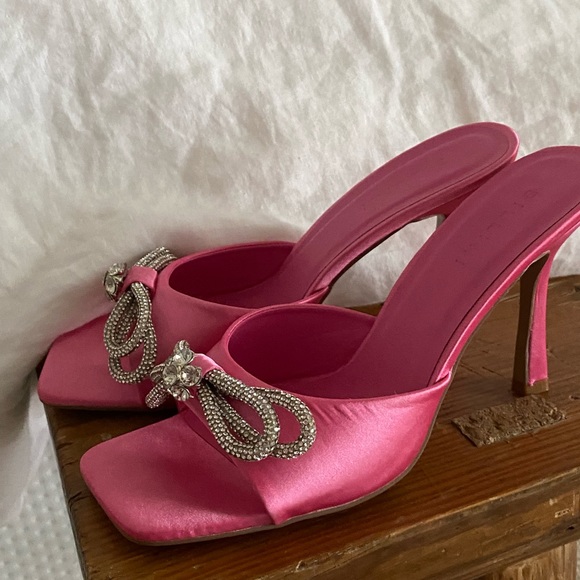 Pink Rhinestone Heels - Picture 2 of 3